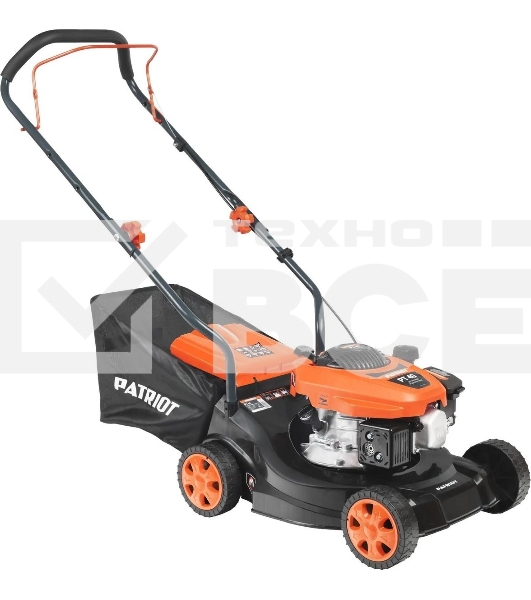 Газонокосилка бензиновая PATRIOT PT 40, 130сс, 3,5 л.с., 40 см, 35л. трав., пластик. дека,