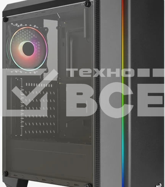 Компьютерный корпус MidiTower Aerocool/Formula GENESIS-G-BK-v2 (ATX, USB3x2, USB2x2, ARGB fan x1, без БП) (4711099473892)