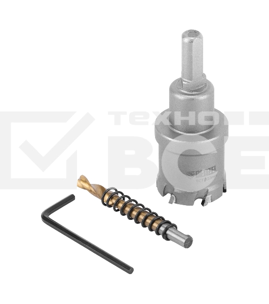 Коронка по металлу Denzel твердосплавная, 32 мм
