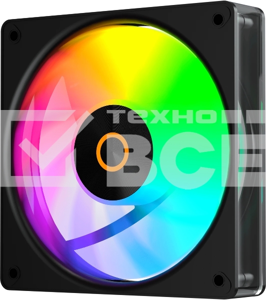 Вентилятор для корпуса Ocypus Gaммa F12 Elite BK ARGB, 120x120x25мм, 4-PIN PWM, 600-1800 RPM, 26 DBA MAX, HYDRO BEARING