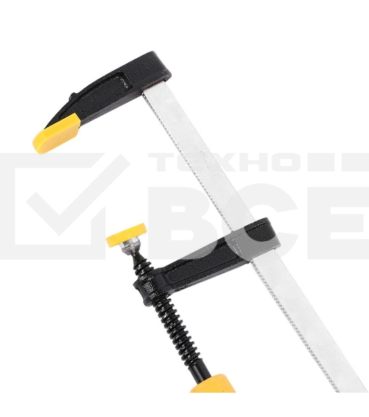 Струбцина F-образная Deli DL110830 300x80 мм, макс. усилие зажима 1500N, резьба 9,5мм