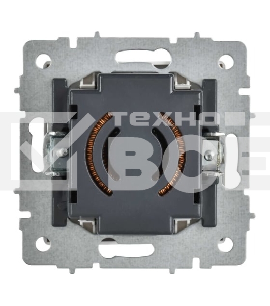 Светорегулятор IEK BR-D20-0600-K91 поворотно-нажимной СП BRITE СС10-1-0-БрАБ 600 Вт механизм арктич. бел.