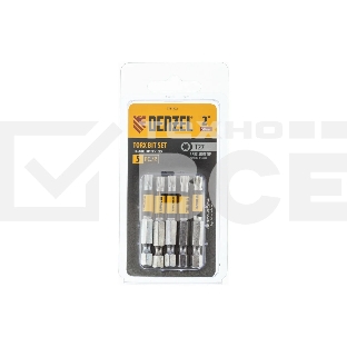 Набор бит Denzel T27x2', 5 шт.