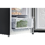 Холодильник Nordfrost RFC 390D NFGB черное матовое стекло двухкамерный 240/95л морозилка снизу, фото3