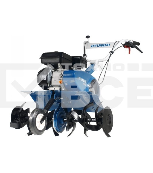 Культиватор бензиновый T 850 HYUNDAI { двигатель HYUNDAI IC200 4-х такт, 6,5 л.с./196 см3, скорость 1 вперед/1 назад, ширина 30-60-90 см, глубина 32 см, вес 52 кг }