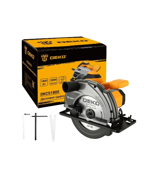 Циркулярная пила (дисковая) Deko DKCS1800 1800Вт (ручная)