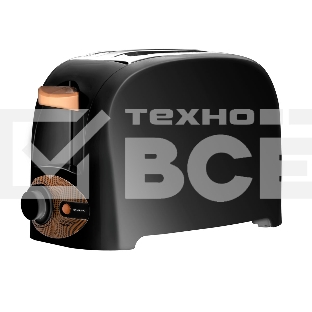 Тостер Centek CT-1420 черный 750 Вт, 7 уровней мощности, теплоизолированный корпус, функция отмены
