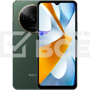 Смартфон Xiaomi POCO C61, 4/128Gb, зеленый