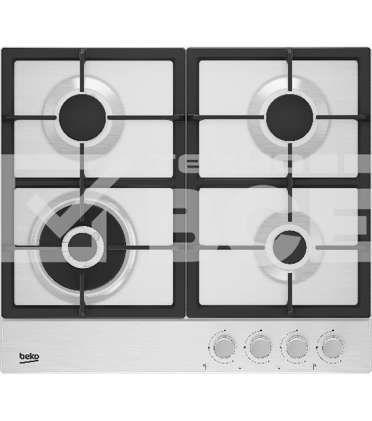 Газовая варочная поверхность Beko BHGM6422K5WW (7751688409) белый