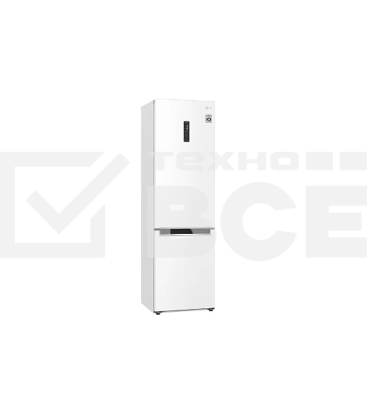 Холодильник LG GC-B509MQWM белый двухкамерный 277/107л морозилка снизу