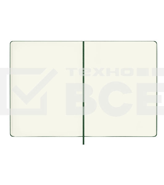 Блокнот Moleskine CLASSIC QP092K15 XLarge 190х250мм, 192 страниц, нелинованный, твердая обложка, зеленый