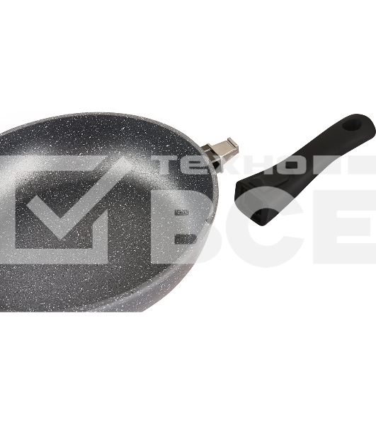 Сковорода Традиция ТКР2245И а/пр литая 24 см, съемн/руч Кристалл