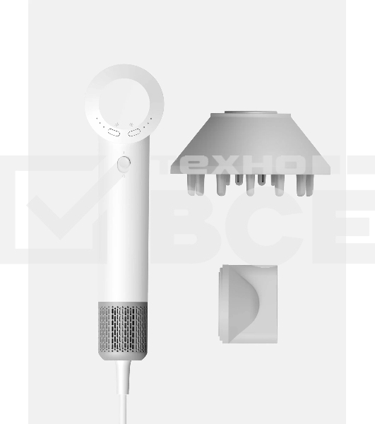 Фен для волос с BLDC мотором, Tuvio HD14EI01, белый