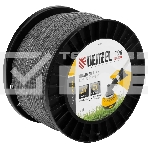 Леска для триммера Denzel двухкомпонентная витой квадрат, 2,7мм х 196м, на DIN катушке EXTRA CORD, фото3