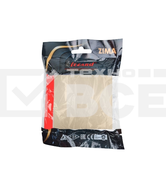 Выключатель 1-кл. СП ZIMA IP20 10А безвинт. зажим зол. LEZARD 704-3688-100QC