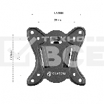 Кронштейн для телевизора ONKRON NP13 10'-32' наклонно-поворотный, черный, фото3