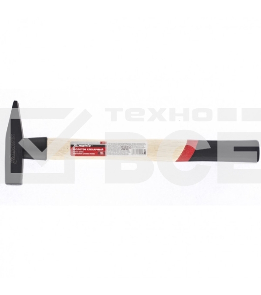 Молоток Matrix слесарный 200г квадратный боек деревянная рукоятка