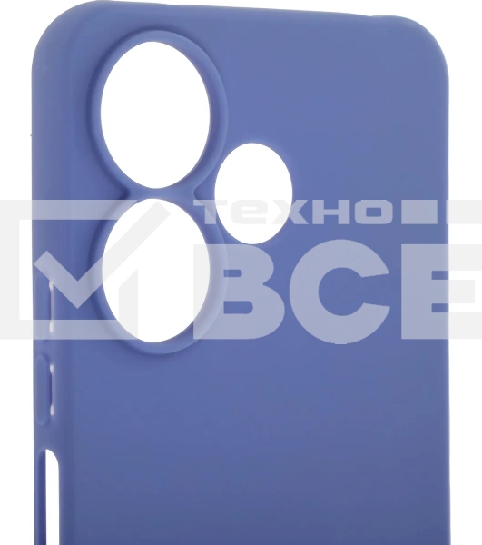 Чехол (клип-кейс) BoraSCO для Xiaomi Poco M6 4G Silicone Case лавандовый (73630)