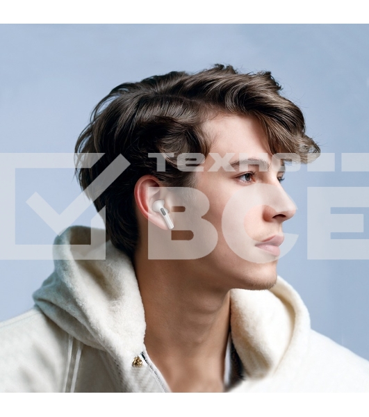 Наушники TWS Hoco EW72 Lite белый, вкладыши, Bluetooth, до 4 ч.