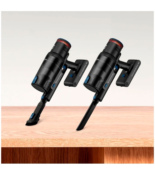 Пылесос вертикальный Ufesa U7 Digital Pro синий/черный, питание от аккумулятора, 500 Вт, уборка сухая, пылесборник 0.6 л