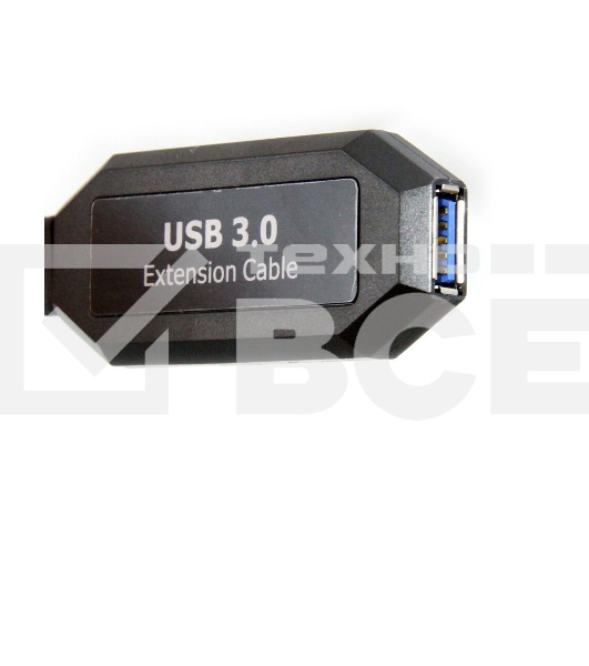 Кабель-адаптер USB3.0-repeater, удлинительный активный <Am-->Af> 10м VCOM <CU827>