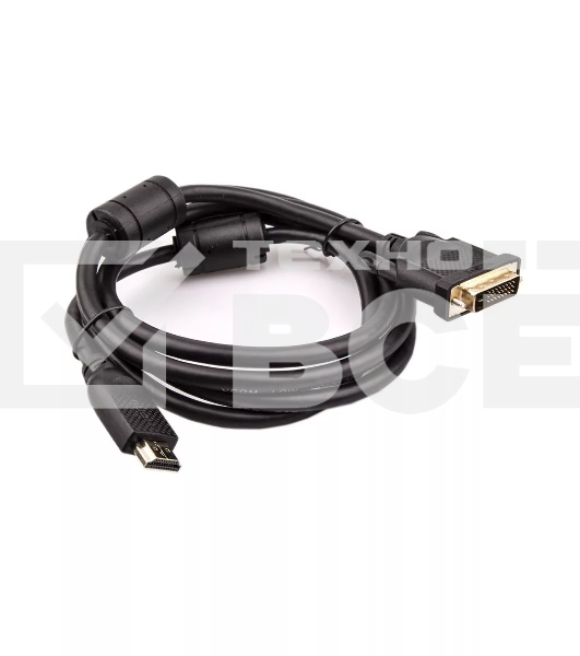 Кабель HDMI AM/DVI(24+1)M, 1.8м, CU, 1080P@60Hz, 2F, VCOM <CG484GD-1.8M>