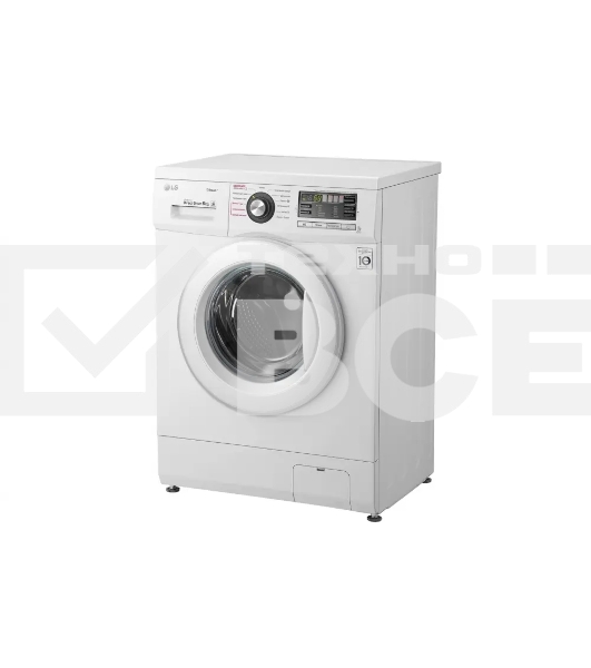 Стиральная машина LG F1296NDS0 белый, загрузка фронтальная 6 кг, 1200 об/мин., класс: А