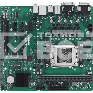 Материнская плата ASUS Pro A620M-C-CSM, AM5, AMD A620, 2xDDR5, 4xSATA, 2xM.2 PCIe 4.0 x4, 1xPCIe 4.0 x16, 2xPCIe x1, 1xRJ45 1GbE, 1xUSB 3.2 Gen 2, 3xUSB 2.0, 1xUSB-C 3.2 Gen 2, 1xDVI-D, 1xDP, 1xHDMI, 1xVGA, 3x3.5 мм, 7.1, mATX