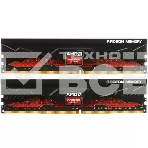 Оперативная память AMD Radeon R9, DDR4, 16GB (2x8GB), 3200MHz, CL16, DIMM, с радиатором, черный, фото 1