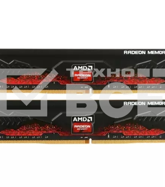 Оперативная память AMD Radeon R9, DDR4, 16GB (2x8GB), 3200MHz, CL16, DIMM, с радиатором, черный