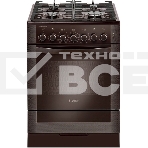 Плита комбинированная Gefest 6502-03 0030 коричневый, конфорок 4 газовых, духовка 55 л, 60 см x 85 см x 60 см, фото2