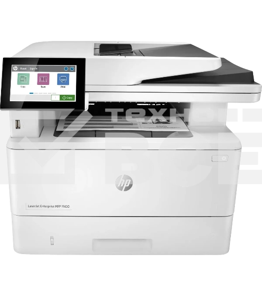 МФУ лазерный HP LaserJet Enterprise M430f (3PZ55A), A4, ч/б, печ. до 40 стр/мин., скан. до 29 стр/мин., 1200 x 1200 dpi (печать) 600x600dpi (скан), USB, RJ-45, Air Print, Mopria