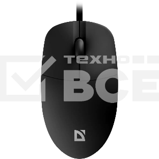 Мышь проводная Defender Azora MB-241 черный, 1200 dpi, USB, кнопки - 3