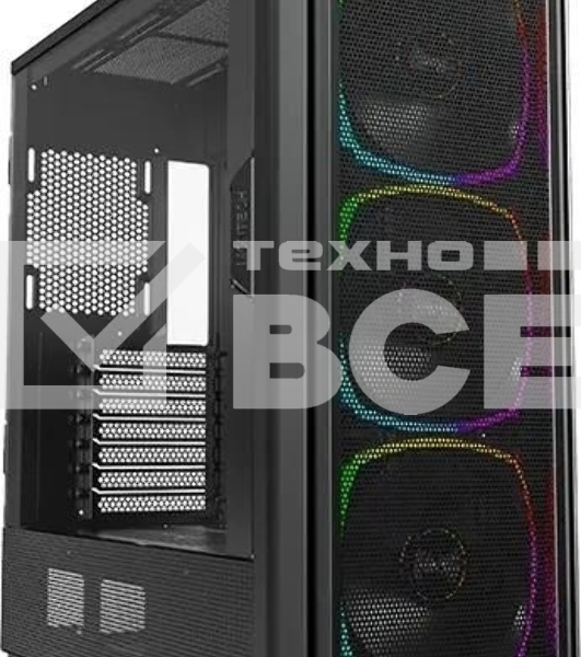 Компьютерный корпус Montech SKY TWO GX черный без БП ATX 3x140мм 2xUSB3.0 1xUSB3.1 audio bott PSU