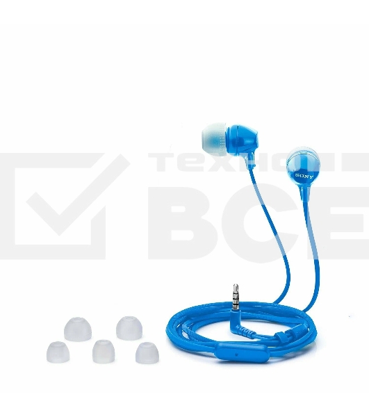 Наушники Sony MDR-EX14AP синий