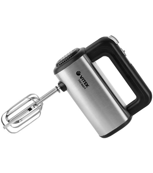 Миксер ручной Vitek VT-1414 300 Вт, серебристый/черный