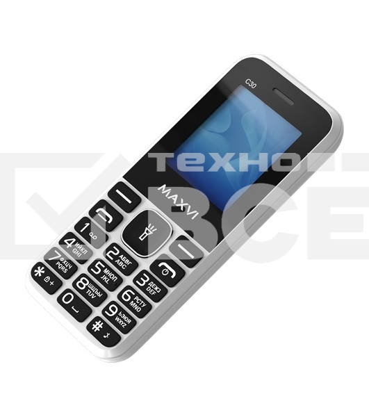 Мобильный телефон Maxvi C30 white