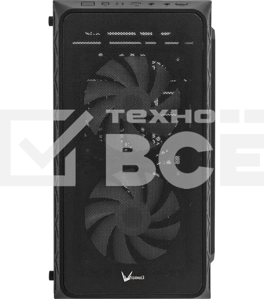 Компьютерный корпус AeroCool / Formula Air Mesh G4 черный без БП mATX 1x120mm 1xUSB2.0 1xUSB3.0 audio