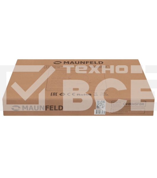 Индукционная варочная панель Maunfeld CVI804SFBK Inverter черный