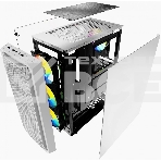 Компьютерный корпус Powercase Mistral Z4 White, Tempered Glass, Mesh, 4x 120mm 5-color LED fan, белый, ATX (CMIZW-L4), фото4