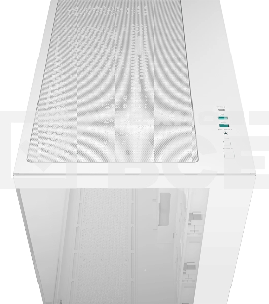 Компьютерный корпус Deepcool CG530 4F WH без БП, боковое окно (панорама), 3x120мм ARGB Reverce вентилятора на боковой стенке, 1x120мм ARGB вентилятор сзади, белый, ATX