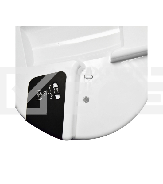 Фен для волос настенный Puff 1202B, белый, с доп. розеткой