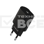 Сетевое зарядное устройство Maxvi SFC-125PD Type-C 3А 25W PD QC3.0 черный, фото 1