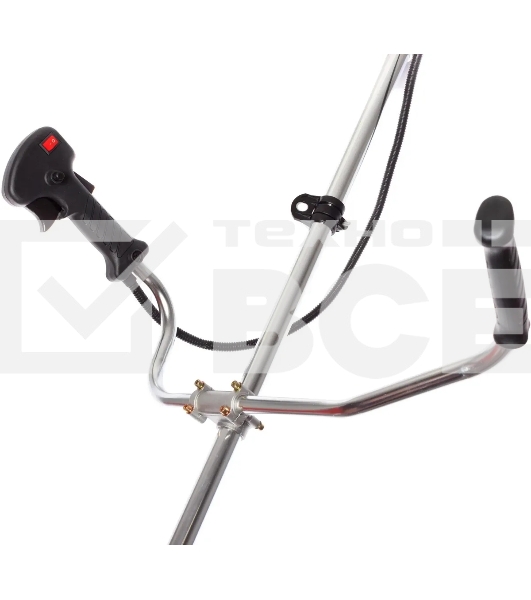 Триммер бензиновый RedVerg Gb52C. 2,2кВт/3,0л.с; 51,7 куб.см, прямая неразъемная штанга, велосипедная рукоятка, диск 3х лоп.- 255х25,4