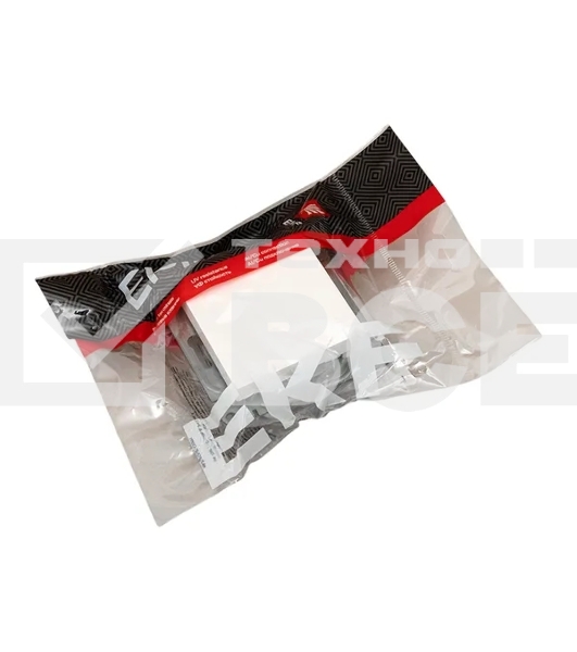 Механизм выключателя EKF UP1-SWW-11 одноклавишный, проходной, белый Эпика