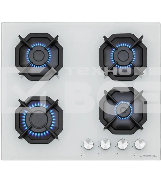 Газовая варочная панель Maunfeld EGHG.64.2CW/G белый