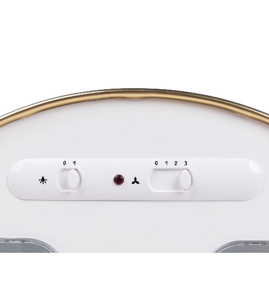 Вытяжка каминная Elikor Эпсилон 50П-430-П3Л белый/золотистый, 50 см, 430 м³/ч, 54 дБ