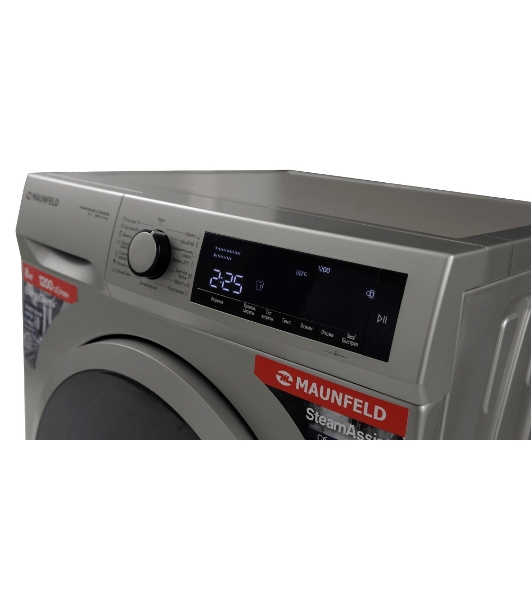 Стиральная машина с инвертором и паром MAUNFELD MFWM128SL400 ST INVERTER