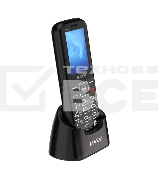 Мобильный телефон Maxvi B21ds up черный