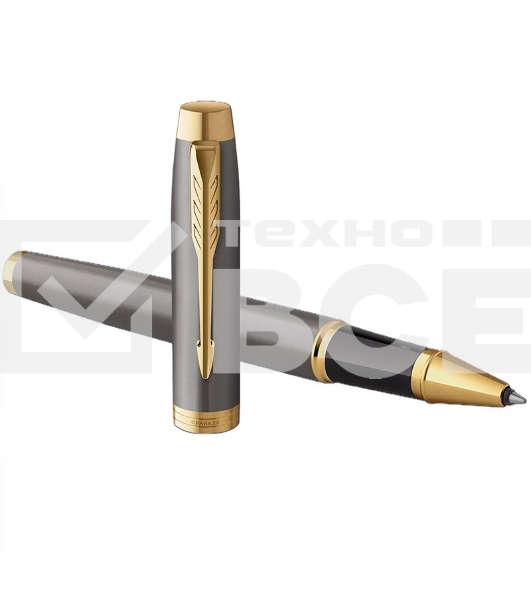 Ручка роллер Parker IM Premium Grey Core GT (2213778) F черн. черн. подар.кор.